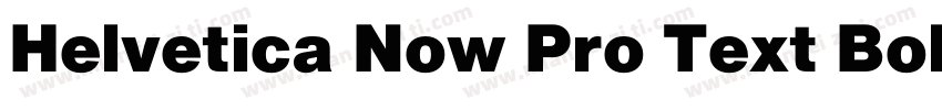Helvetica Now Pro Text Bold字体转换